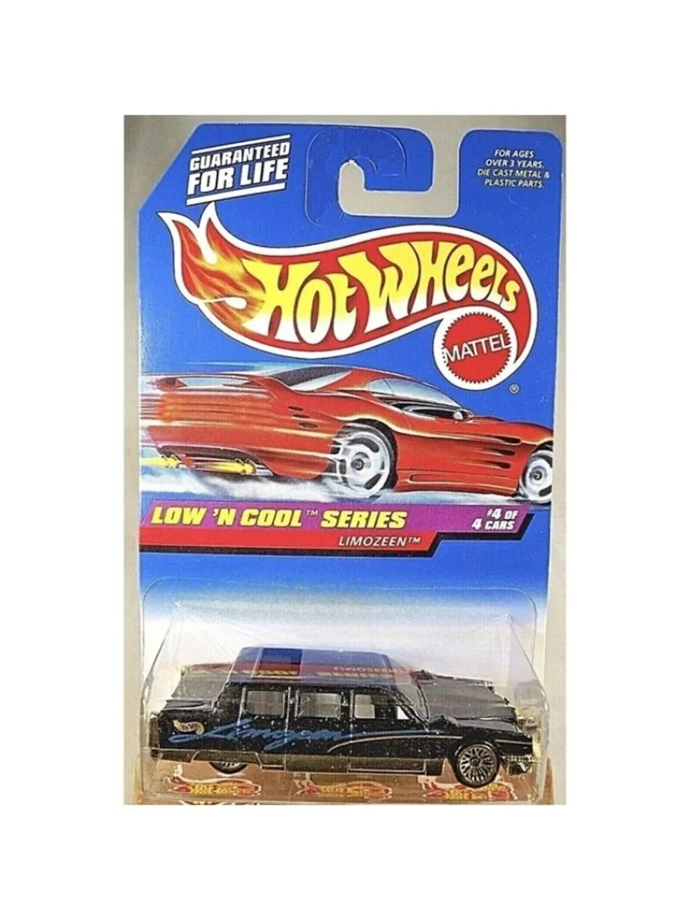 Vintage Die Cast Hot Wheels 1997 Limozeen #716 LOW 'N COOL Series #4/4 Car 4+
